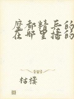 魔都精兵的奴隶在哪里播的