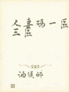 人妻码一区二区三区