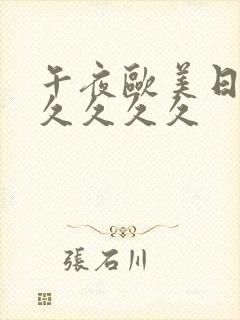 午夜欧美日韩久久久久久