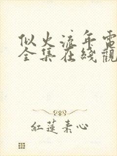 似火流年电视剧全集在线观看免费高清
