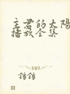主君的太阳在线播放全集