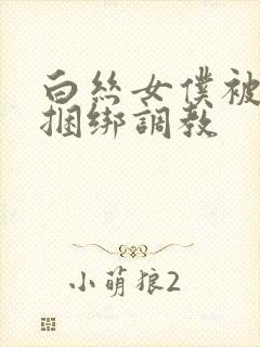 白丝女仆被主人捆绑调教
