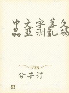 中文字幕久久精品亚洲乱码封面