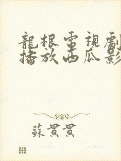 龙根电视剧免费播放西瓜影院封面
