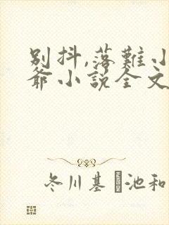 别抖,落难小少爷小说全文免费阅读