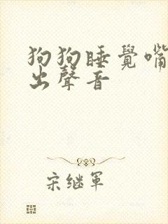 狗狗睡觉嘴巴发出声音
