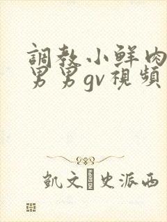 调教小鲜肉捆绑男男gv视频
