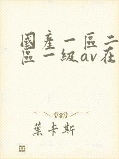 国产一区二区三区一级av在线观看