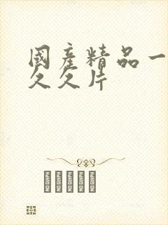 国产精品一级久久久片封面