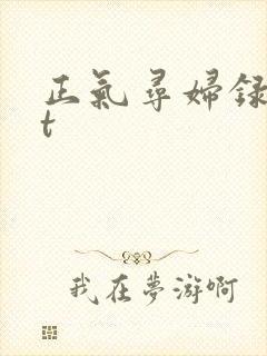 正气寻妇录txt