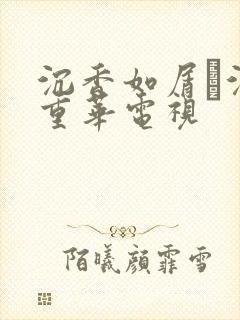沉香如屑·沉香重华电视