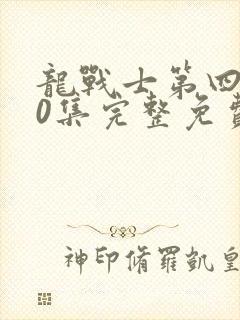 龙战士第四季10集完整免费观看高清