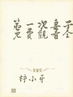 第一次妻子动漫免费观看全集完整版