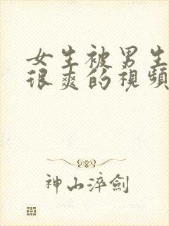 女生被男生操的很爽的视频