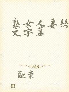 熟女人妻丝袜中文字幕
