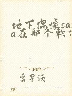 地下偶像sana在哪个软件可以看
