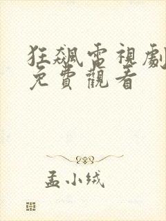 狂飙电视剧线上免费观看封面