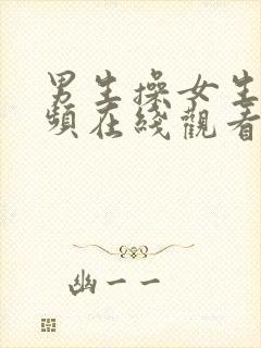 男生操女生污视频在线观看