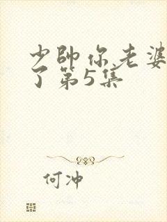 少帅你老婆又跑了第5集