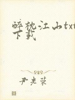 醉枕江山txt下载