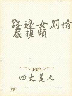 路边女厕偷拍尿尿视频