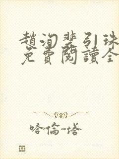 赵洵裴引珠宸妃免费阅读全文