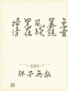 扫黑风暴免费高清在线观看电视剧