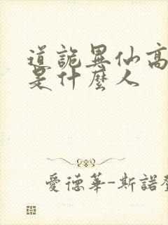道诡异仙高智坚是什么人封面
