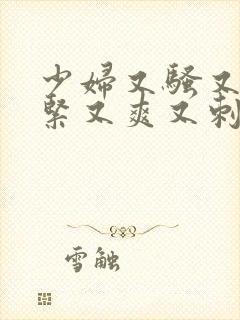 少妇又骚又色又紧又爽又刺激视频