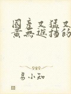 国产又猛又爽又黄无遮挡的视频