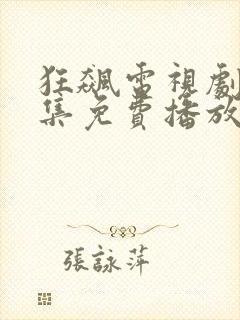 狂飙电视剧40集免费播放国语版