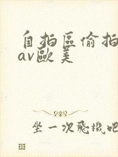 自拍区偷拍亚洲av欧美