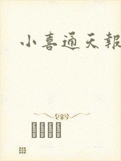 小喜通天报封面