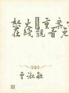 怒火·重案电影在线观看免费