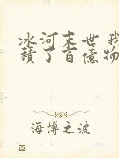 冰河末世 我囤积了百亿物资