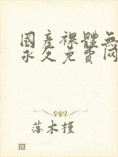 国产裸体无遮挡永久免费网站封面