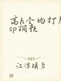 高h全肉打屁股sp调教封面