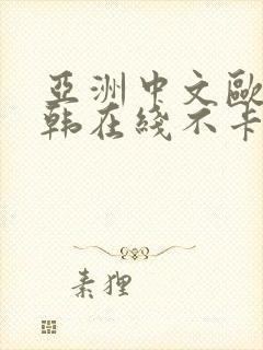 亚洲中文欧美日韩在线不卡封面
