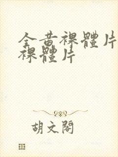 全黄裸体片一级裸体片