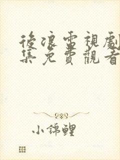 后浪电视剧40集免费观看完整剧情