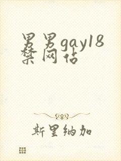 男男gay18禁网站