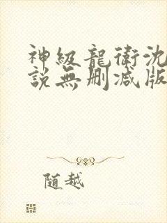 神级龙卫沈浪小说无删减版