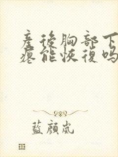 产后胸部下垂干瘪能恢复吗