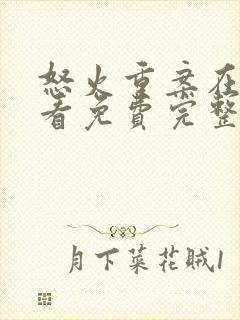 怒火重案在线观看免费完整版国语版