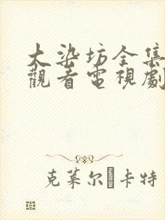 大染坊全集免费观看电视剧大染坊
