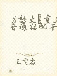 《怒火·重案》普通话配音