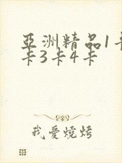 亚洲精品1卡2卡3卡4卡
