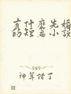 有什么先婚后爱的短篇小说