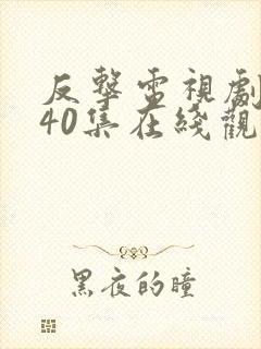 反击电视剧全集40集在线观看免费