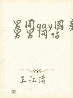 男同gay国产男男网站